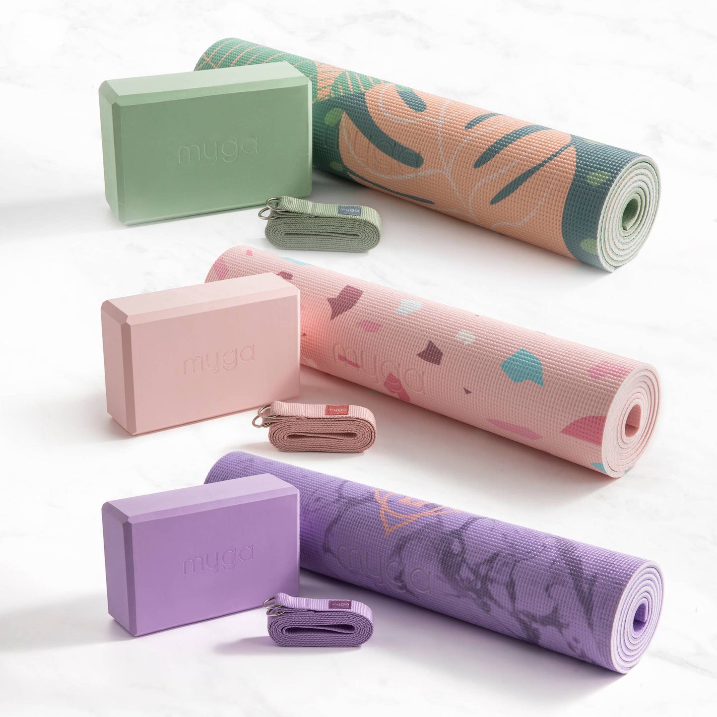 Printed Yoga Starter Kits: Blossom