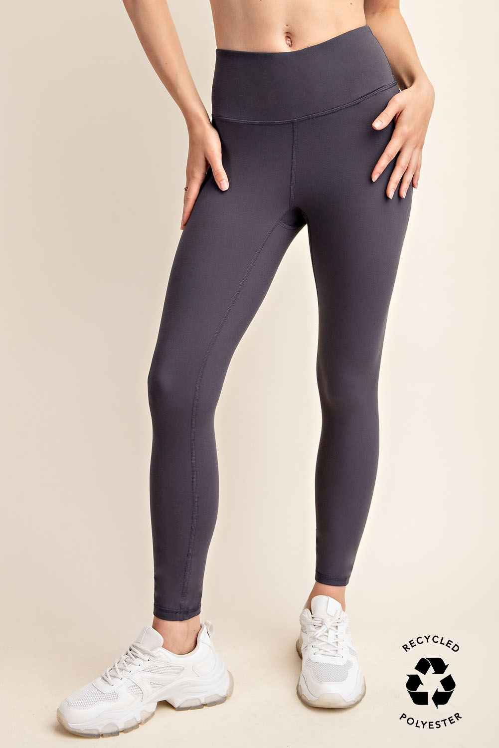 BUTTER SOFT BASIC FULL LENGTH LEGGINGS: Black / S-M-L(2-2-2)