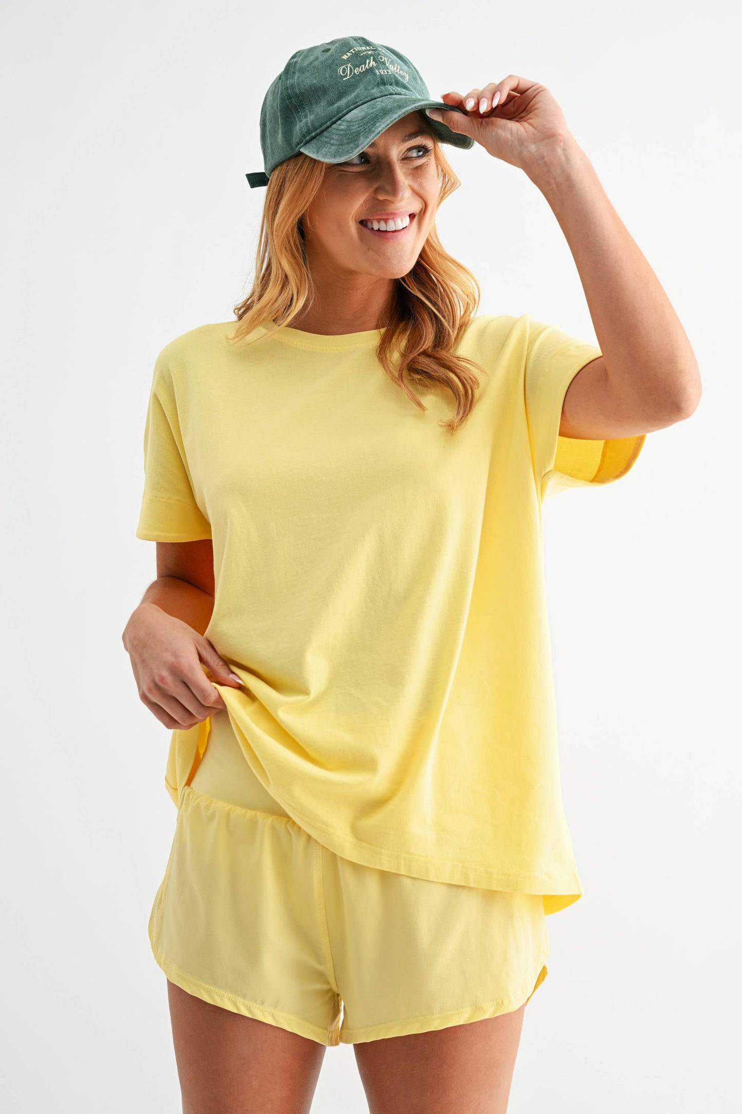 Shoreline Pima Cotton Slouchy Tee: Black / S:M:L (2:2:2)