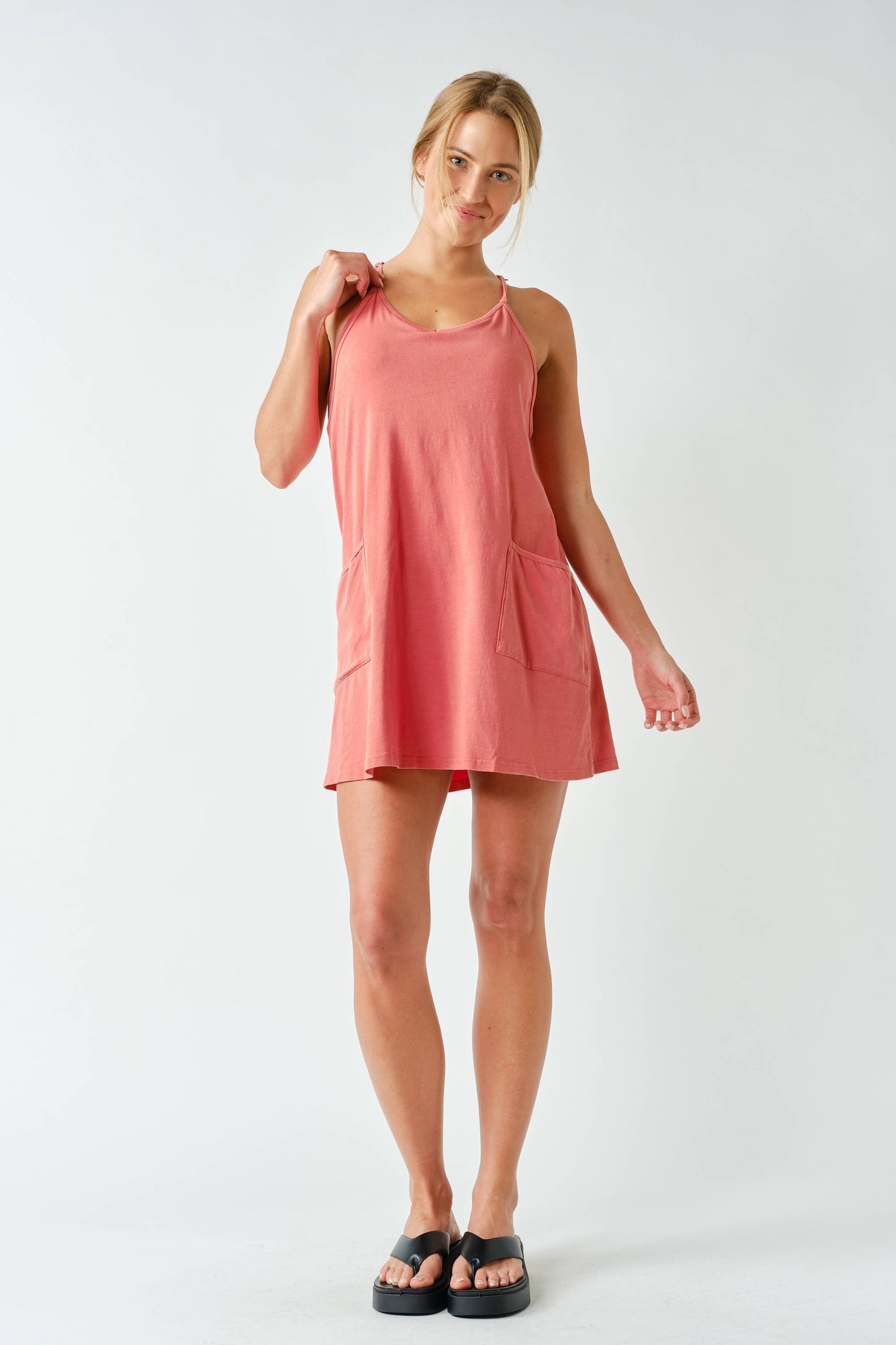 CloudSoft Pima Cotton Sport Dress: ELDERGREEN / S:M:L (2:2:2)