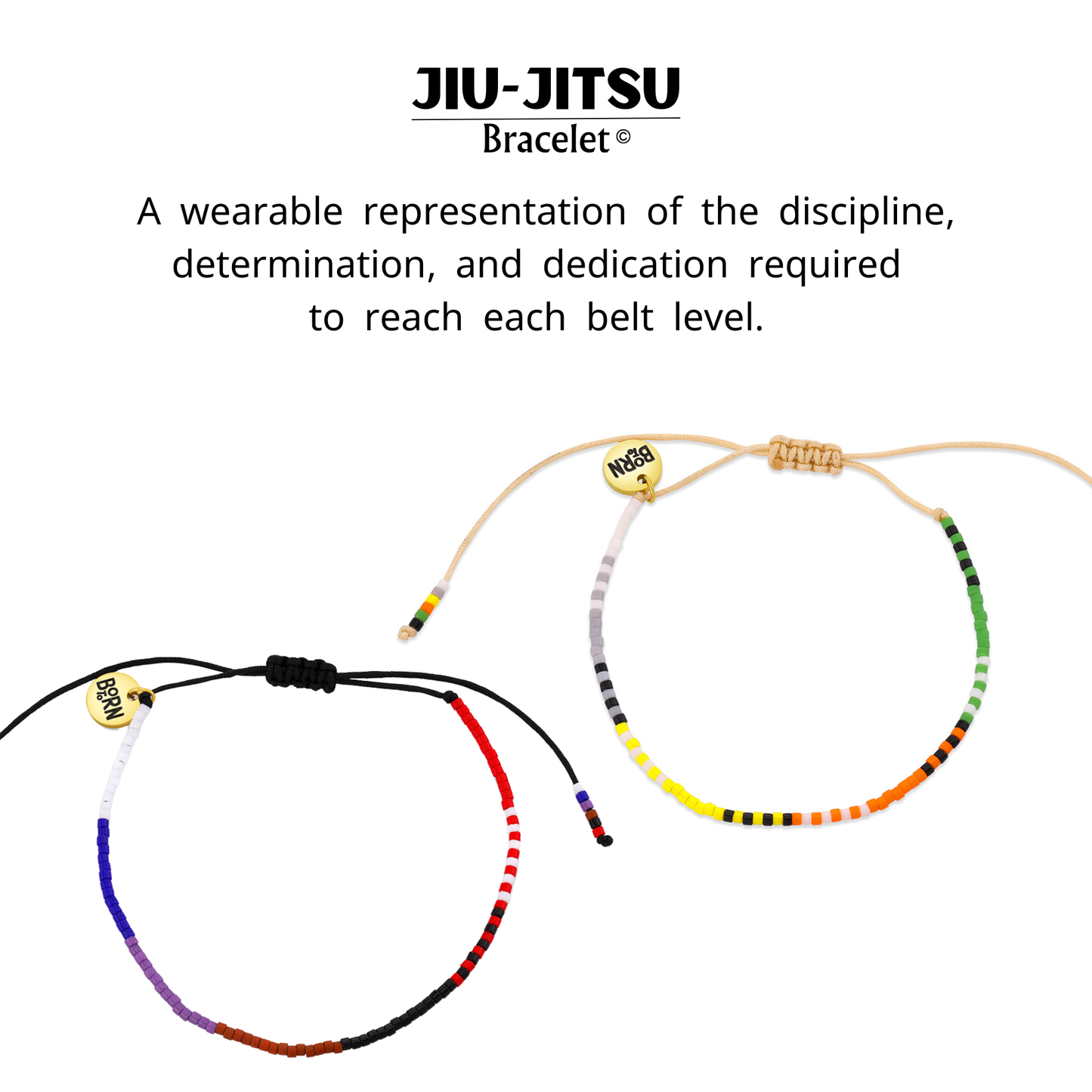 Jiu-Jitsu Kids Belt Rank Bracelet